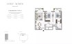 Emaar Golf Acres 1 Bed Layout
