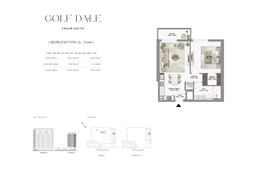 1 Bed 799 Sq. Ft. Apartment in Emaar Golf Dale