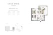 Emaar Golf Dale 1 Bed Layout