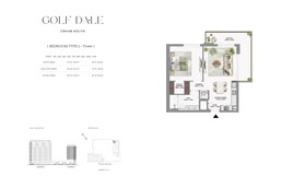 1 Bed 920 Sq. Ft. Apartment in Emaar Golf Dale