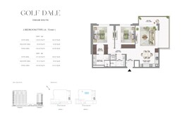2 Beds 1316 Sq. Ft. Apartment in Emaar Golf Dale