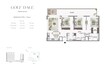 Emaar Golf Dale 3 Beds Layout