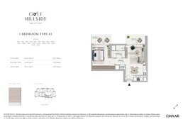 1 Bed 741 Sq. Ft. Apartment in Emaar Golf Hillside