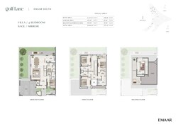 4 Beds 4016 Sq. Ft. Villa in Emaar Golf Lane