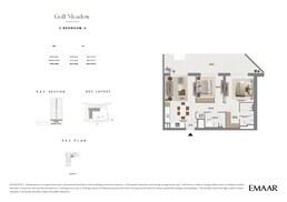 2 Beds 1383 Sq. Ft. Apartment in Emaar Golf Meadow