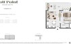 Emaar Golf Point 1 Bed Layout