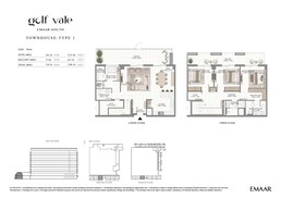 3 Beds 2790 Sq. Ft. Townhouse in Emaar Golf Vale