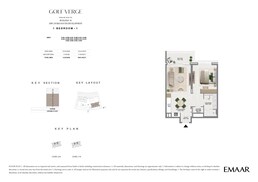 1 Bed 799 Sq. Ft. Apartment in Emaar Golf Verge