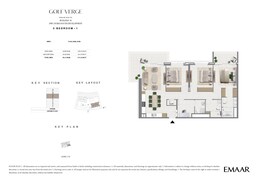 3 Beds 1778 Sq. Ft. Apartment in Emaar Golf Verge