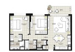2 Beds 1003 Sq. Ft. Apartment in Emaar Golf Views