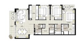 3 Beds 1541 Sq. Ft. Apartment in Emaar Golf Views