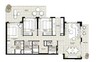 Emaar Golf Views 3 Beds Layout