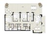 Emaar Golf Views 3 Beds Layout