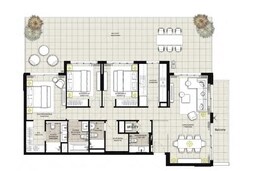 3 Beds 2291 Sq. Ft. Apartment in Emaar Golf Views