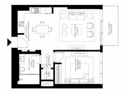 1 Bed 789 Sq. Ft. Apartment in Emaar Grand Bleu Tower