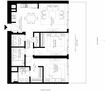 Emaar Grand Bleu Tower 2 Beds Layout