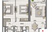 Emaar Grande Signature Residences 2 Beds Layout