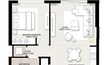 Emaar Green Square 1 Bed Layout