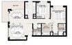 Emaar Green Square 2 Beds Layout