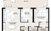 Emaar Green Square 2 Beds Layout