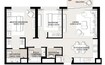 Emaar Green Square 2 Beds Layout