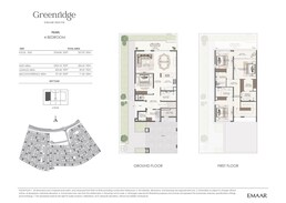 4 Beds 2767 Sq. Ft. Townhouse in Emaar Greenridge