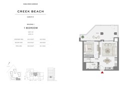 1 Bed 959 Sq. Ft. Apartment in Emaar Grove Creek Beach