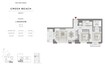 Emaar Grove Creek Beach 2 Beds Layout