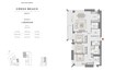 Emaar Grove Creek Beach 3 Beds Layout