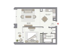 1 Bed 678 Sq. Ft. Apartment in Emaar Harbour Gate