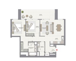 2 Beds 1164 Sq. Ft. Apartment in Emaar Harbour Gate