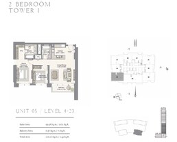 2 Beds 1143 Sq. Ft. Apartment in Emaar Harbour Views