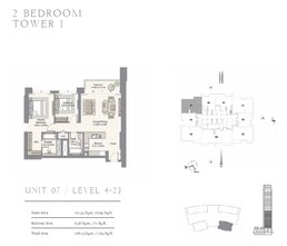 2 Beds 1164 Sq. Ft. Apartment in Emaar Harbour Views