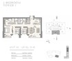 Emaar Harbour Views 3 Beds Layout