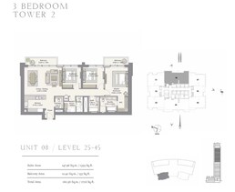 3 Beds 1726 Sq. Ft. Apartment in Emaar Harbour Views