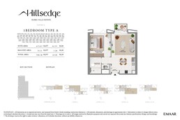 1 Bed 708 Sq. Ft. Apartment in Emaar Hillsedge