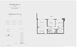 2 Beds 1321 Sq. Ft. Apartment in Emaar Lime Gardens