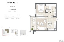 1 Bed 672 Sq. Ft. Apartment in Emaar Mangrove