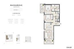 2 Beds 1059 Sq. Ft. Apartment in Emaar Mangrove