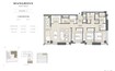 Emaar Mangrove 3 Beds Layout