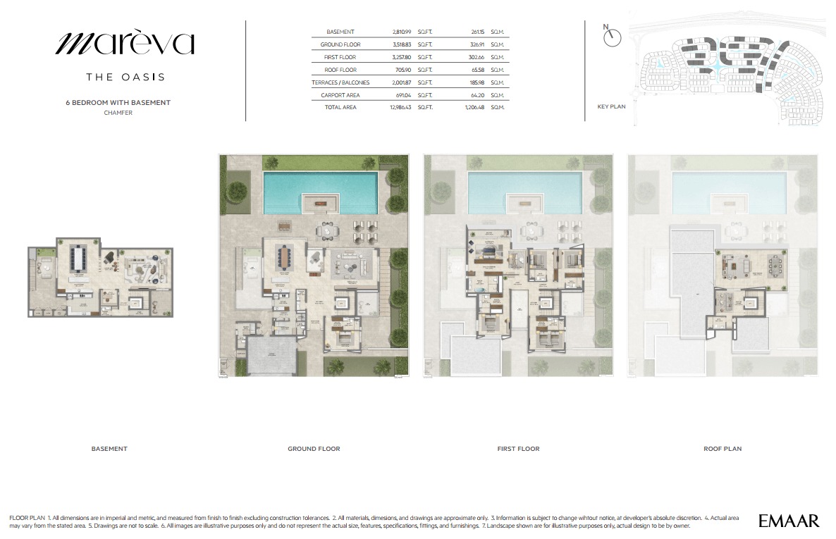 Emaar Mareva 6 Layout