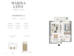 1 Bed 790 Sq. Ft. Apartment in Emaar Marina Cove
