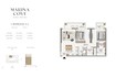 Emaar Marina Cove 2 Beds Layout