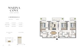 3 Beds 1604 Sq. Ft. Apartment in Emaar Marina Cove