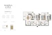 Emaar Marina Cove 3 Beds Layout