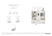 Emaar Marina Place 1 Bed Layout