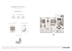 Emaar Marina Place 2 Beds Layout