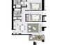 Emaar Marina Vista 2 Beds Layout