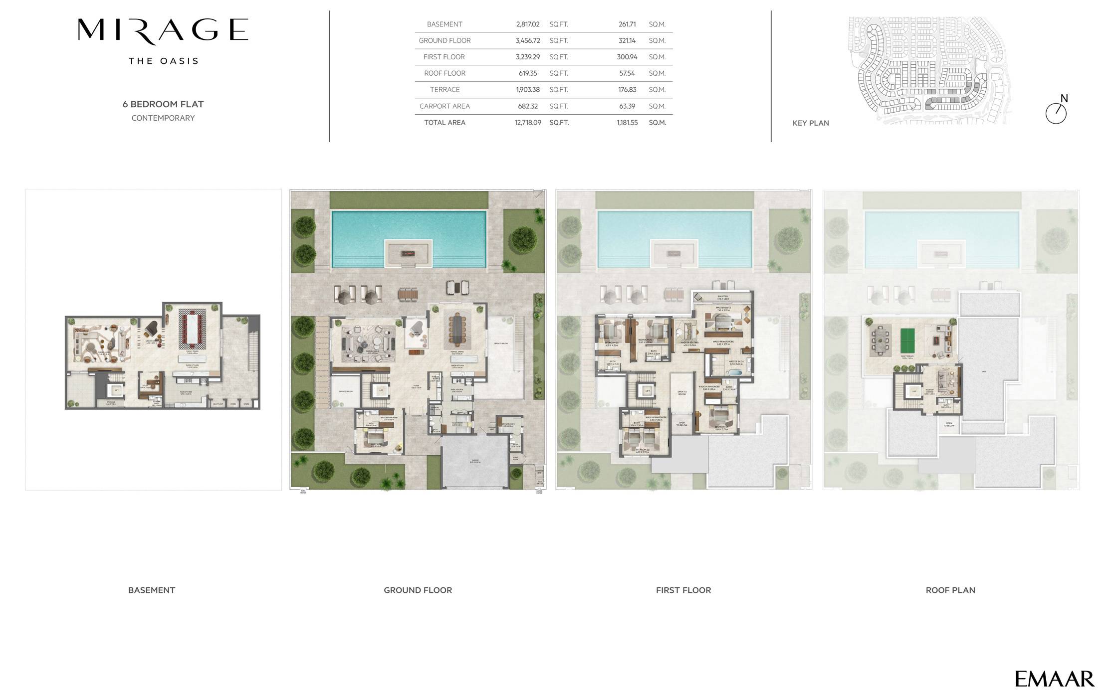 Emaar Mirage 6 Layout