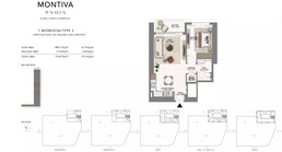 1 Bed 754 Sq. Ft. Apartment in Emaar Montiva